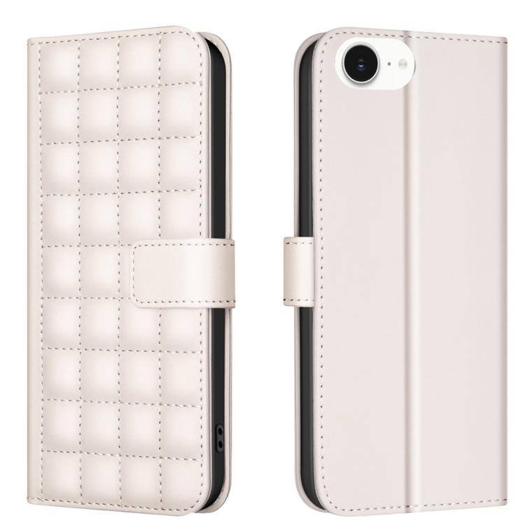 Square Texture Leather Phone Case, For iPhone 17e / 16e, For iPhone 17 Pro Max, For iPhone 16 Pro Max, For iPhone 16 Pro, For iPhone 16 Plus, For iPhone 16, For iPhone 15 Pro Max, For iPhone 15 Pro