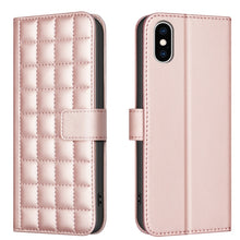 Load image into Gallery viewer, Square Texture Leather Phone Case, For iPhone 12 / 12 Pro, For iPhone 12 Pro Max, For iPhone 11 Pro Max, For iPhone 11, For iPhone 11 Pro, For iPhone XR, For iPhone XS Max, For iPhone 8 Plus / 7 Plus