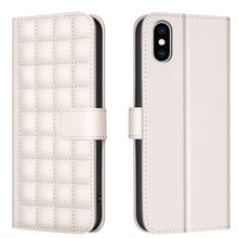 Load image into Gallery viewer, Square Texture Leather Phone Case, For iPhone 12 / 12 Pro, For iPhone 12 Pro Max, For iPhone 11 Pro Max, For iPhone 11, For iPhone 11 Pro, For iPhone XR, For iPhone XS Max, For iPhone 8 Plus / 7 Plus