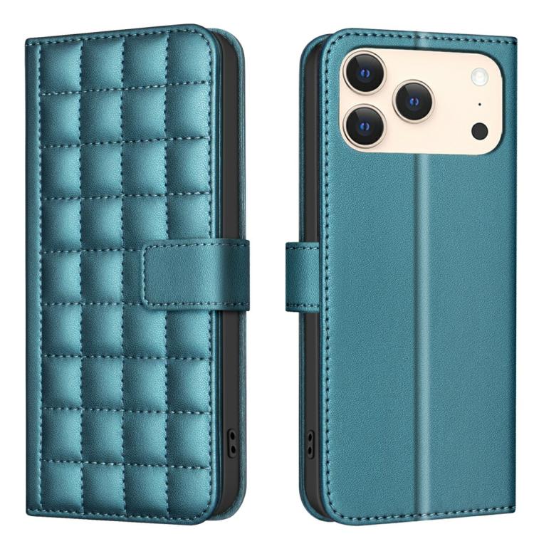 Square Texture Leather Phone Case, For iPhone 17e / 16e, For iPhone 17 Pro Max, For iPhone 16 Pro Max, For iPhone 16 Pro, For iPhone 16 Plus, For iPhone 16, For iPhone 15 Pro Max, For iPhone 15 Pro