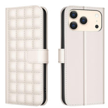 Load image into Gallery viewer, Square Texture Leather Phone Case, For iPhone 17e / 16e, For iPhone 17 Pro Max, For iPhone 16 Pro Max, For iPhone 16 Pro, For iPhone 16 Plus, For iPhone 16, For iPhone 15 Pro Max, For iPhone 15 Pro