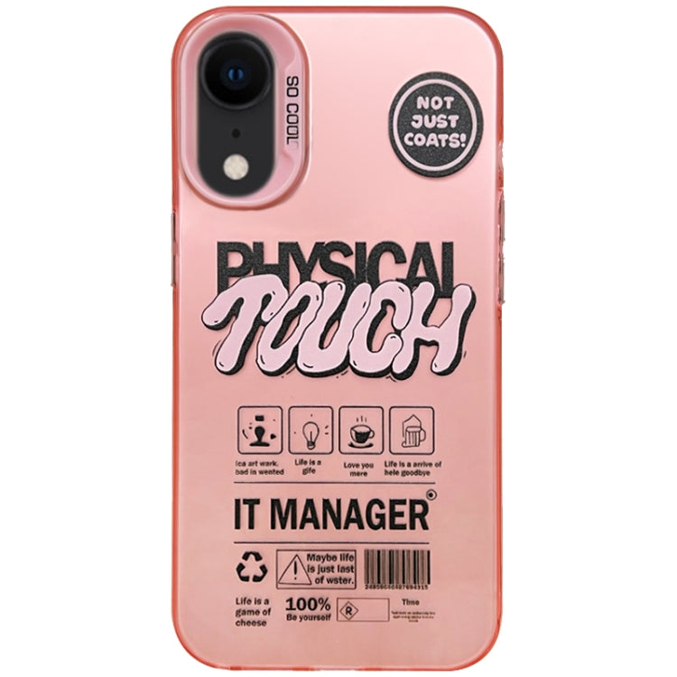 English Label Double-sided Frosted Phone Case, For iPhone 11 Pro, For iPhone XS / X, For iPhone XR, For iPhone XS Max