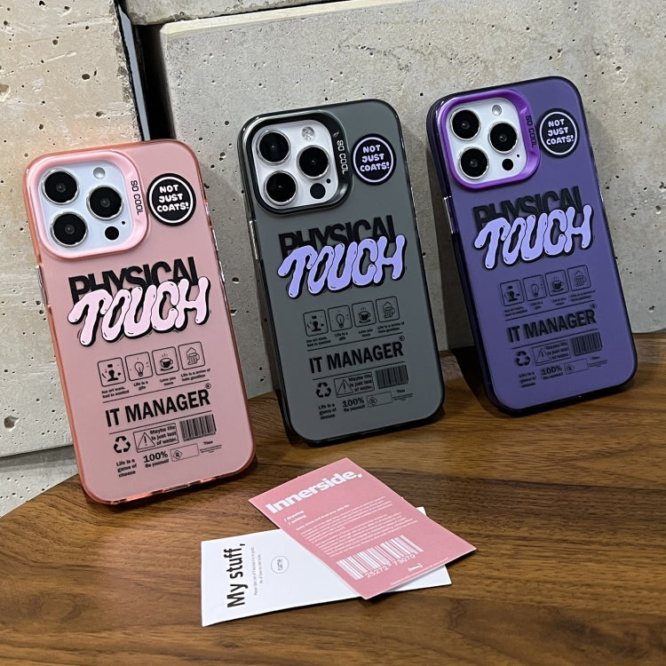 English Label Double-sided Frosted Phone Case, For iPhone 11 Pro, For iPhone XS / X, For iPhone XR, For iPhone XS Max