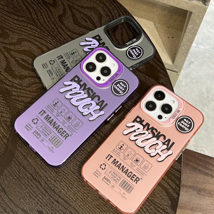 English Label Double-sided Frosted Phone Case, For iPhone 11 Pro, For iPhone XS / X, For iPhone XR, For iPhone XS Max