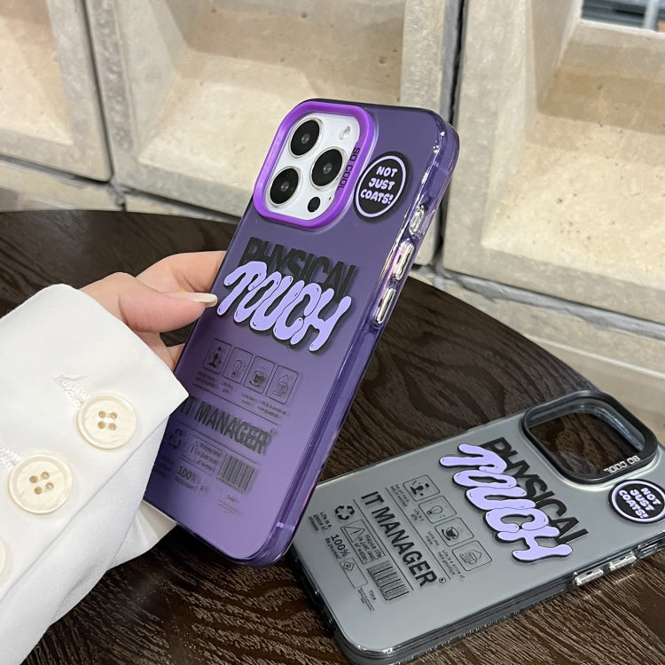 English Label Double-sided Frosted Phone Case, For iPhone 11 Pro, For iPhone XS / X, For iPhone XR, For iPhone XS Max