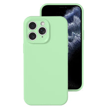 Load image into Gallery viewer, Precise Hole Liquid Silicone Jelly Color Full Coverage Phone Case, For iPhone 11 Pro