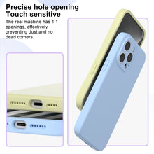 Load image into Gallery viewer, Precise Hole Liquid Silicone Jelly Color Full Coverage Phone Case, For iPhone 12