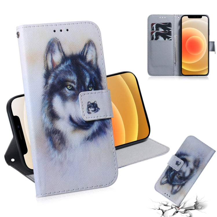 Coloured Drawing Horizontal Flip Leather Case, with Holder & Card Slots & Wallet, For iPhone 12 mini, For iPhone 12 / 12 Pro, For iPhone 12 Pro Max, For LG K41S