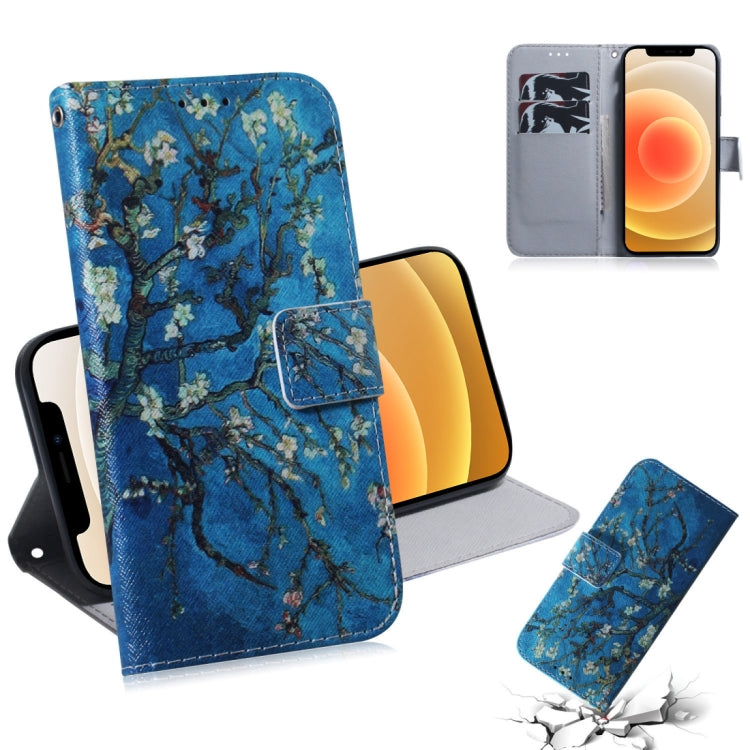 Coloured Drawing Horizontal Flip Leather Case, with Holder & Card Slots & Wallet, For iPhone 12 mini, For iPhone 12 / 12 Pro, For iPhone 12 Pro Max, For LG K41S