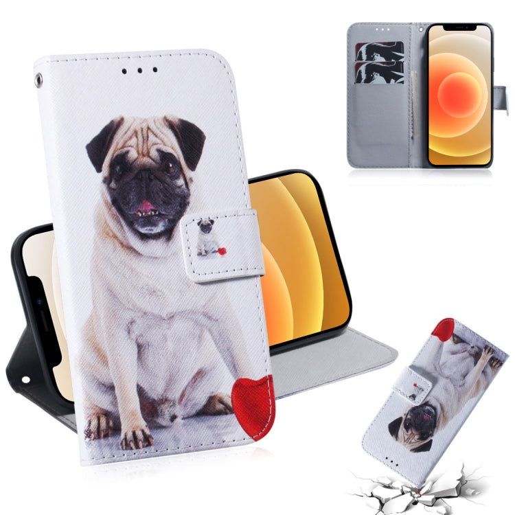 Coloured Drawing Horizontal Flip Leather Case, with Holder & Card Slots & Wallet, For iPhone 12 mini, For iPhone 12 / 12 Pro, For iPhone 12 Pro Max, For LG K41S