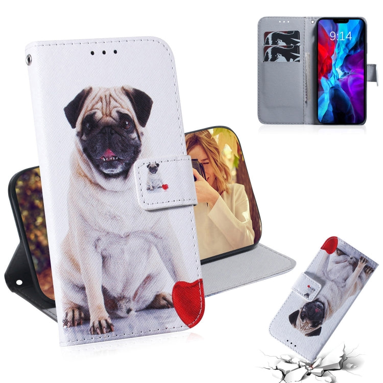 Coloured Drawing Horizontal Flip Leather Case, with Holder & Card Slots & Wallet, For iPhone 12 mini, For iPhone 12 / 12 Pro, For iPhone 12 Pro Max, For LG K41S