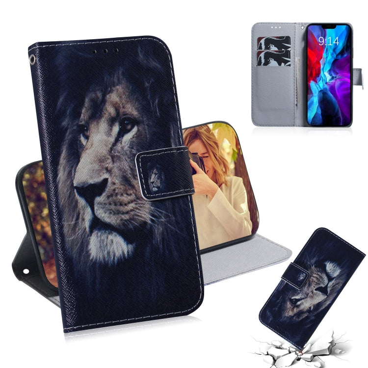Coloured Drawing Horizontal Flip Leather Case, with Holder & Card Slots & Wallet, For iPhone 12 mini, For iPhone 12 / 12 Pro, For iPhone 12 Pro Max, For LG K41S