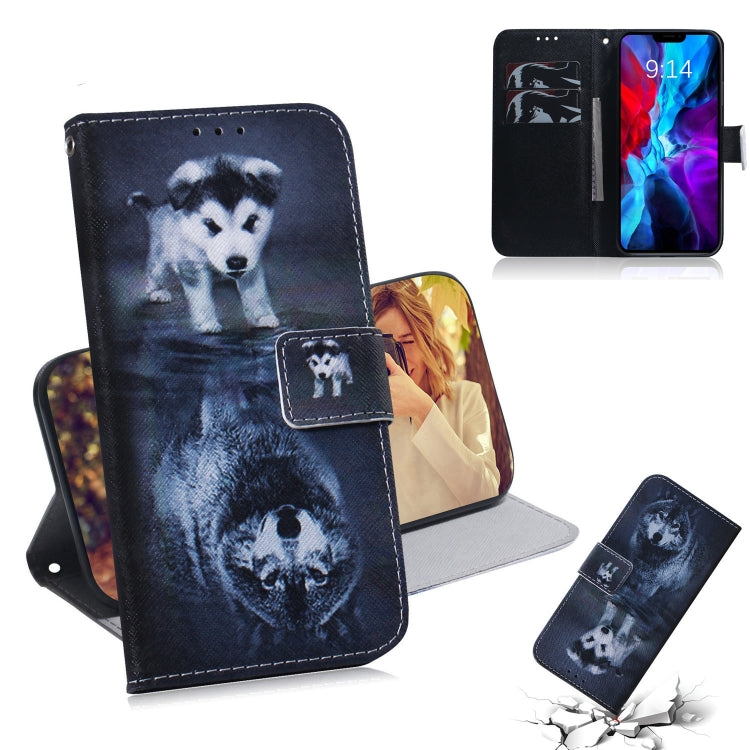 Coloured Drawing Horizontal Flip Leather Case, with Holder & Card Slots & Wallet, For iPhone 12 mini, For iPhone 12 / 12 Pro, For iPhone 12 Pro Max, For LG K41S