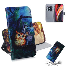 Load image into Gallery viewer, Coloured Drawing Horizontal Flip Leather Case, with Holder &amp; Card Slots &amp; Wallet, For iPhone 12 mini, For iPhone 12 / 12 Pro, For iPhone 12 Pro Max, For LG K41S