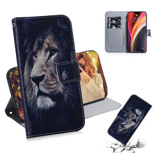 Load image into Gallery viewer, Coloured Drawing Horizontal Flip Leather Case, with Holder &amp; Card Slots &amp; Wallet, For iPhone 12 mini, For iPhone 12 / 12 Pro, For iPhone 12 Pro Max, For LG K41S