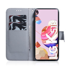 Load image into Gallery viewer, Coloured Drawing Horizontal Flip Leather Case, with Holder &amp; Card Slots &amp; Wallet, For LG K51S, For LG K61, For Xiaomi Redmi 9A, For Xiaomi Redmi 9C