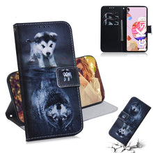 Load image into Gallery viewer, Coloured Drawing Horizontal Flip Leather Case, with Holder &amp; Card Slots &amp; Wallet, For LG K51S, For LG K61, For Xiaomi Redmi 9A, For Xiaomi Redmi 9C