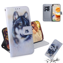 Load image into Gallery viewer, Coloured Drawing Horizontal Flip Leather Case, with Holder &amp; Card Slots &amp; Wallet, For LG K51S, For LG K61, For Xiaomi Redmi 9A, For Xiaomi Redmi 9C