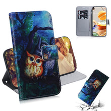 Load image into Gallery viewer, Coloured Drawing Horizontal Flip Leather Case, with Holder &amp; Card Slots &amp; Wallet, For LG K51S, For LG K61, For Xiaomi Redmi 9A, For Xiaomi Redmi 9C