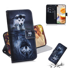 Load image into Gallery viewer, Coloured Drawing Horizontal Flip Leather Case, with Holder &amp; Card Slots &amp; Wallet, For LG K51S, For LG K61, For Xiaomi Redmi 9A, For Xiaomi Redmi 9C