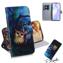 Load image into Gallery viewer, Coloured Drawing Horizontal Flip Leather Case, with Holder &amp; Card Slots &amp; Wallet, For LG K51S, For LG K61, For Xiaomi Redmi 9A, For Xiaomi Redmi 9C