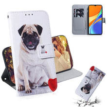 Load image into Gallery viewer, Coloured Drawing Horizontal Flip Leather Case, with Holder &amp; Card Slots &amp; Wallet, For LG K51S, For LG K61, For Xiaomi Redmi 9A, For Xiaomi Redmi 9C