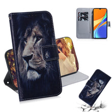 Load image into Gallery viewer, Coloured Drawing Horizontal Flip Leather Case, with Holder &amp; Card Slots &amp; Wallet, For LG K51S, For LG K61, For Xiaomi Redmi 9A, For Xiaomi Redmi 9C