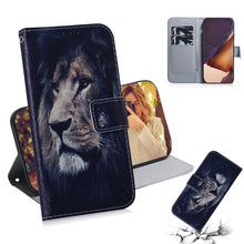 Load image into Gallery viewer, Coloured Drawing Horizontal Flip Leather Case, with Holder &amp; Card Slots &amp; Wallet