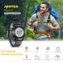 Load image into Gallery viewer, SPOVAN Bravo II Multifunctional Outdoor Sports Compass Watch
