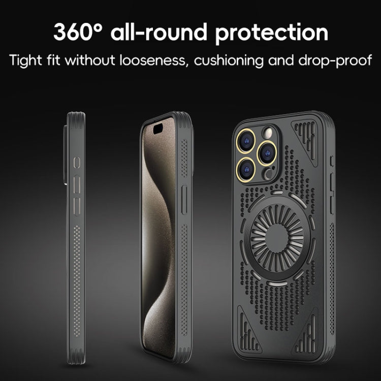Hollow Cooling MagSafe Shockproof Phone Case, For iPhone 15 Pro Max, For iPhone 15 Pro, For iPhone 15, For iPhone 14, For iPhone 14 Pro, For iPhone 14 Pro Max