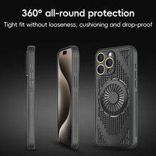 Load image into Gallery viewer, Hollow Cooling MagSafe Shockproof Phone Case, For iPhone 15 Pro Max, For iPhone 15 Pro, For iPhone 15, For iPhone 14, For iPhone 14 Pro, For iPhone 14 Pro Max