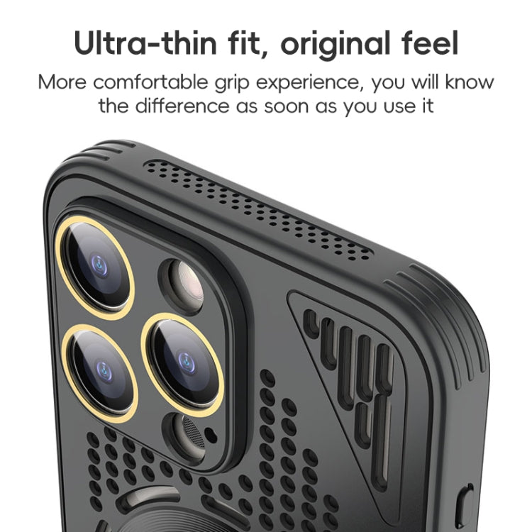 Hollow Cooling MagSafe Shockproof Phone Case, For iPhone 13 Pro Max, For iPhone 13 Pro, For iPhone 13, For iPhone 12, For iPhone 12 Pro Max, For iPhone 12 Pro
