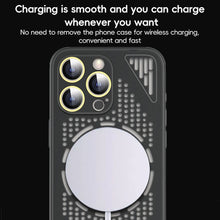 Load image into Gallery viewer, Hollow Cooling MagSafe Shockproof Phone Case, For iPhone 15 Pro Max, For iPhone 15 Pro, For iPhone 15, For iPhone 14, For iPhone 14 Pro, For iPhone 14 Pro Max