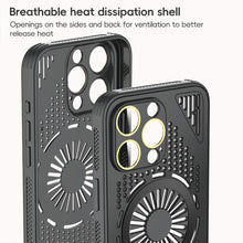 Load image into Gallery viewer, Hollow Cooling MagSafe Shockproof Phone Case, For iPhone 13 Pro Max, For iPhone 13 Pro, For iPhone 13, For iPhone 12, For iPhone 12 Pro Max, For iPhone 12 Pro