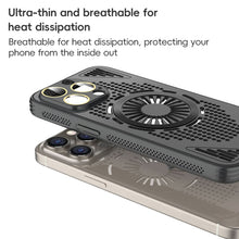 Load image into Gallery viewer, Hollow Cooling MagSafe Shockproof Phone Case, For iPhone 13 Pro Max, For iPhone 13 Pro, For iPhone 13, For iPhone 12, For iPhone 12 Pro Max, For iPhone 12 Pro