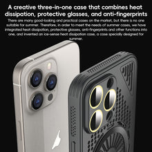 Load image into Gallery viewer, Hollow Cooling MagSafe Shockproof Phone Case, For iPhone 13 Pro Max, For iPhone 13 Pro, For iPhone 13, For iPhone 12, For iPhone 12 Pro Max, For iPhone 12 Pro