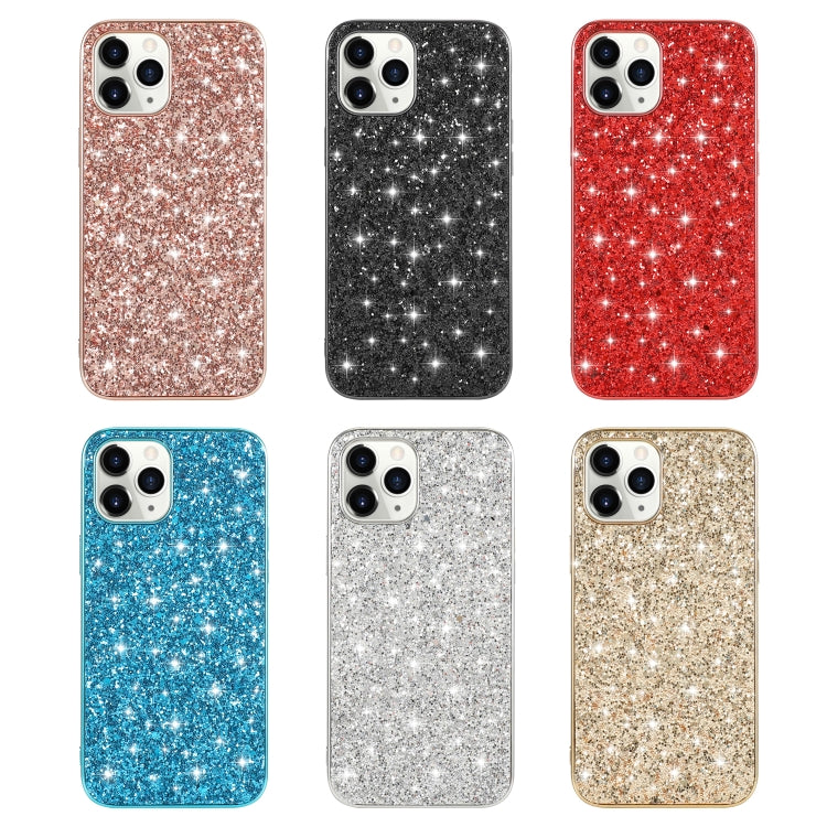 Glitter Powder Shockproof TPU Protective Case, For iPhone 12 / 12 Pro, For iPhone 12 mini, For iPhone 12 Pro Max
