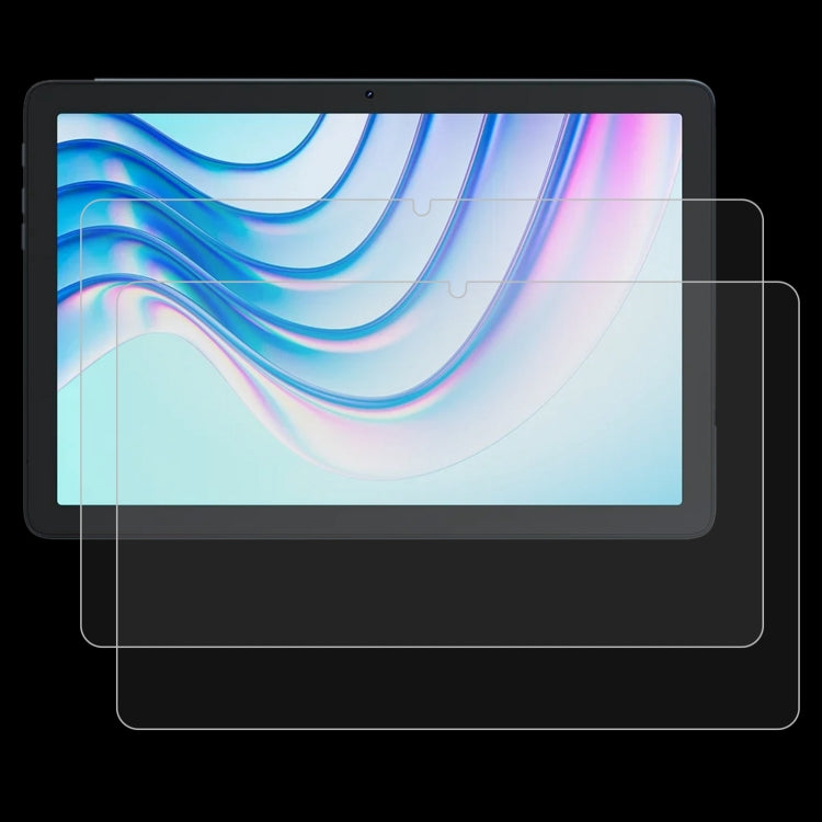 2pcs 9H 0.3mm Explosion-proof Tempered Glass Film, For Cubot Tab 20 10.1, For Cubot Tab 50 10.4, For Cubot Tab 60 10.1, For Cubot Tab 65 10.1 inch, For Cubot Tab 70 11 inch, For Cubot Tab Kingkong2 11 inch