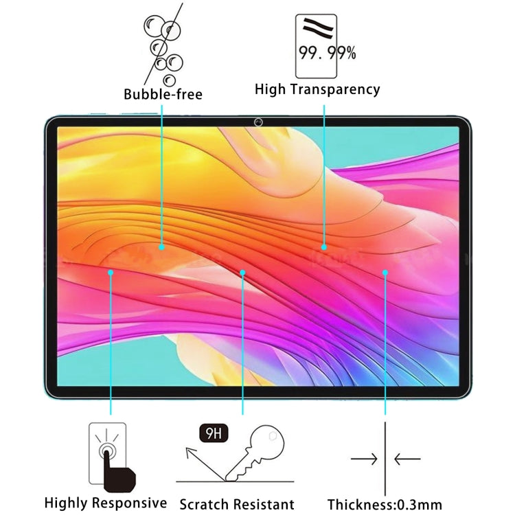 9H 0.3mm Explosion-proof Tempered Glass Film, For ODEA A10 10.1, For ODEA S11 10.95, For ODEA A12 12, For ODEA A13 13.4