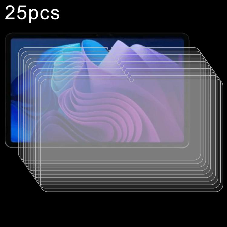 25pcs 9H 0.3mm Explosion-proof Tempered Glass Film, For TechLife Pad 10.36, For TechLife Pad Plus 12 inch, For TechLife Pad Plus 2 12 inch