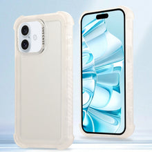Load image into Gallery viewer, Transparent Matte TPU Hybrid PC 3-in-1 Phone Case, For iPhone 16 Pro Max, For iPhone 16 Pro, For iPhone 16 Plus, For iPhone 16, For iPhone 15 Pro Max, For iPhone 15 Pro, For iPhone 15 Plus, For iPhone 15