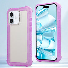 Load image into Gallery viewer, Transparent Matte TPU Hybrid PC 3-in-1 Phone Case, For iPhone 16 Pro Max, For iPhone 16 Pro, For iPhone 16 Plus, For iPhone 16, For iPhone 15 Pro Max, For iPhone 15 Pro, For iPhone 15 Plus, For iPhone 15