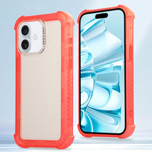 Load image into Gallery viewer, Transparent Matte TPU Hybrid PC 3-in-1 Phone Case, For iPhone 16 Pro Max, For iPhone 16 Pro, For iPhone 16 Plus, For iPhone 16, For iPhone 15 Pro Max, For iPhone 15 Pro, For iPhone 15 Plus, For iPhone 15
