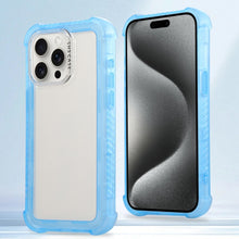 Load image into Gallery viewer, Transparent Matte TPU Hybrid PC 3-in-1 Phone Case, For iPhone 16 Pro Max, For iPhone 16 Pro, For iPhone 16 Plus, For iPhone 16, For iPhone 15 Pro Max, For iPhone 15 Pro, For iPhone 15 Plus, For iPhone 15