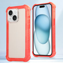 Load image into Gallery viewer, Transparent Matte TPU Hybrid PC 3-in-1 Phone Case, For iPhone 16 Pro Max, For iPhone 16 Pro, For iPhone 16 Plus, For iPhone 16, For iPhone 15 Pro Max, For iPhone 15 Pro, For iPhone 15 Plus, For iPhone 15