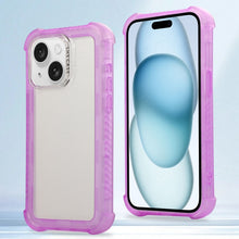 Load image into Gallery viewer, Transparent Matte TPU Hybrid PC 3-in-1 Phone Case, For iPhone 16 Pro Max, For iPhone 16 Pro, For iPhone 16 Plus, For iPhone 16, For iPhone 15 Pro Max, For iPhone 15 Pro, For iPhone 15 Plus, For iPhone 15