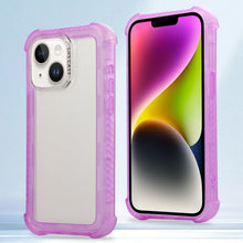 Load image into Gallery viewer, Transparent Matte TPU Hybrid PC 3-in-1 Phone Case, For iPhone 14 Plus, For iPhone 14, For iPhone 14 Pro, For iPhone 14 Pro Max, For iPhone 13