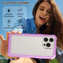 Load image into Gallery viewer, Transparent Matte TPU Hybrid PC 3-in-1 Phone Case, For iPhone 14 Plus, For iPhone 14, For iPhone 14 Pro, For iPhone 14 Pro Max, For iPhone 13