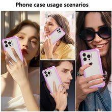 Load image into Gallery viewer, Transparent Matte TPU Hybrid PC 3-in-1 Phone Case, For iPhone 14 Plus, For iPhone 14, For iPhone 14 Pro, For iPhone 14 Pro Max, For iPhone 13