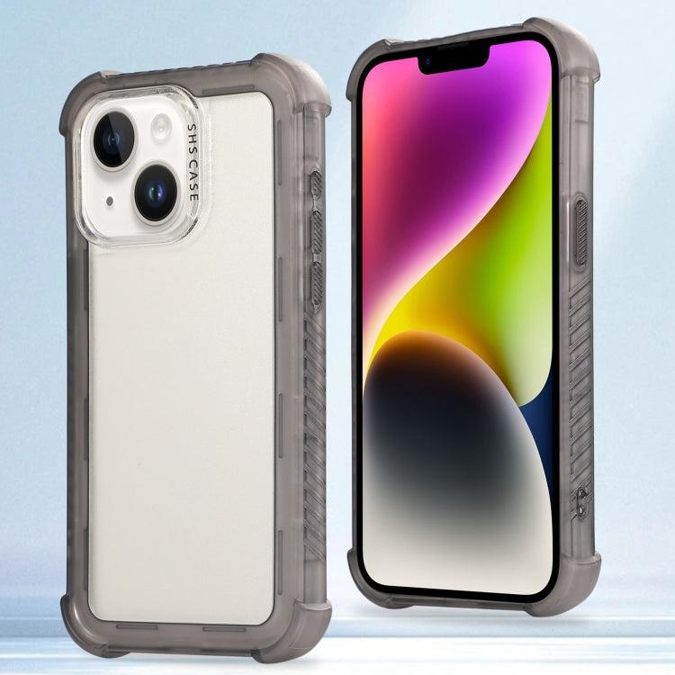 Transparent Matte TPU Hybrid PC 3-in-1 Phone Case, For iPhone 14 Plus, For iPhone 14, For iPhone 14 Pro, For iPhone 14 Pro Max, For iPhone 13